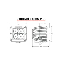 Thumbnail for Rigid Industries Radiance+ Pod RGBW - Pair