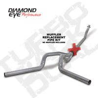 Thumbnail for Diamond Eye KIT 4in TB MFLR RPLCMENT PIPE DUAL AL: 94-02 DODGE CUMMINS 5.9L