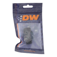 Thumbnail for DeatschWerks 8AN ORB Male to 10AN ORB Male Swivel Adapter - Anodized Matte Black