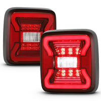 Thumbnail for ANZO 18-19 Jeep Wrangler JL LED Taillights Black