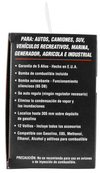 Thumbnail for K&N Performance Electric Fuel Pump 1.5-4 PSI