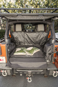Thumbnail for Rugged Ridge C3 Cargo Cover w/Subwoofer 07-14 JKU 4 Door