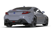 Thumbnail for Rally Armor 22-24 Subaru BRZ / Toyota GR86 Black UR Mud Flap w/Dark Grey Logo