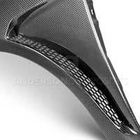 Thumbnail for Anderson Composites 2016+ Focus Type-GR Vented Carbon Fiber Fenders .04in Wider (Pair)