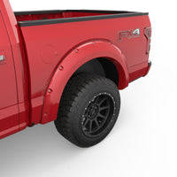 Thumbnail for EGR 2018 Ford F150 Bolt-On Look Color Match Fender Flares - Set - Race Red