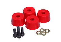 Thumbnail for Energy Suspension 96-02 Toyota 4Runner Front Hyper Flex Red Bump Stop Set