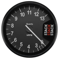 Thumbnail for Autometer Stack Clubman Tachometer 80mm 0-3-13K RPM - Black