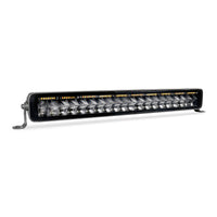 Thumbnail for Go Rhino Xplor Blackout Combo Series Dbl Row LED Light Bar w/Amber (Side/Track Mount) 21.5in. - Blk