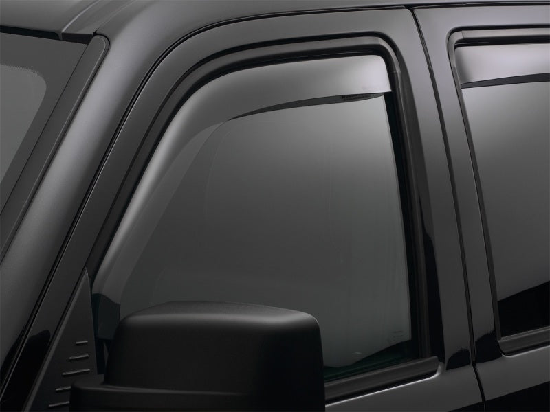 WeatherTech 09+ Nissan Murano Front Side Window Deflectors - Light Smoke