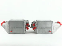 Thumbnail for CSF 12-16 BMW M5 (F10) / 12-18 BMW M6 (F06/F12/F13) Twin Charge-Air-Cooler Set - Raw Finish