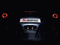 Thumbnail for Akrapovic 10-15 Ferrari 458 Italia/458 Spyder Slip-On Line (Titanium) w/ Carbon Tips
