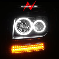 Thumbnail for ANZO 2007-2012 Dodge Nitro Projector Headlights w/ Halo Black (CCFL) G2