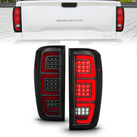 Thumbnail for Anzo 19-23 GMC Sierra 1500/2500HD/3500HD Smoke Black Replacement Full LED Bar Tail Light