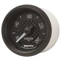 Thumbnail for Autometer GT Series 52mm Full Sweep Electronic 100-260 Deg F Water Temperature Gauge