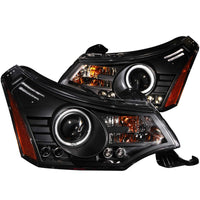 Thumbnail for ANZO 2008-2011 Ford Focus Projector Headlights Black