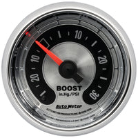 Thumbnail for Autometer American Muscle 2-1/16in Full Sweep Mechanical 30 In Hg Vac/30PSI Boost Vacuum Gauge