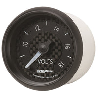 Thumbnail for Autometer GT Series 52mm Full Sweep Electronic 8-18 Volts Voltmeter