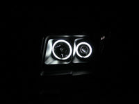 Thumbnail for ANZO 2009-2014 Ford F-150 Projector Headlights w/ Halo Black (CCFL)