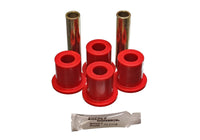 Thumbnail for Energy Suspension Rr Spring Frame Shackle Kit - Red