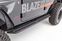 Thumbnail for Go Rhino 18-20 Jeep Wrangler JLU Dominator Extreme DSS SideSteps Complete Kit w/SideStep + Brkts