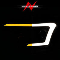 Thumbnail for Anzo 06-09 Dodge RAM 1500/2500/3500 Headlights Black Housing/Clear Lens (w/Switchback Light Bars)