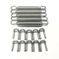 Thumbnail for Ticon Industries Black Silicone Titanium Spring Tab and Spring Kit (10 Tabs/5 Springs) - 5 Pack