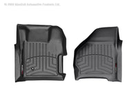 Thumbnail for WeatherTech 99-07 Ford F250/F350/F450/F550 Super Duty Regular Cab Front FloorLiner - Black