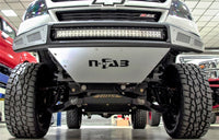 Thumbnail for N-Fab M-RDS Front Bumper 15-17 Chevy Colorado - Tex. Black w/Silver Skid Plate