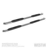 Thumbnail for Westin 19-22 Chevy Silverado1500 Double Cab (Excl 19 LD) PRO TRAXX 4 Oval Nerf Step Bars -SS