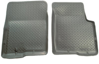 Thumbnail for Husky Liners 05-12 Nissan Frontier/11-12 Suzuki Equator Ext Crew Cab Classic Style Gray Floor Liners