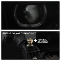 Thumbnail for xTune Dodge Ram 2009-2014 Halo LED Projector Headlights - Black Smoke PRO-JH-DR09-CFB-BSM