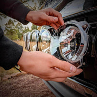 Thumbnail for KC HiLiTES 6in. Light Shield for Gravity Pro6 LED Lights (Single) - Clear