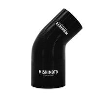 Thumbnail for Mishimoto Silicone Reducer Coupler 45 Degree 3in to 3.5in - Black