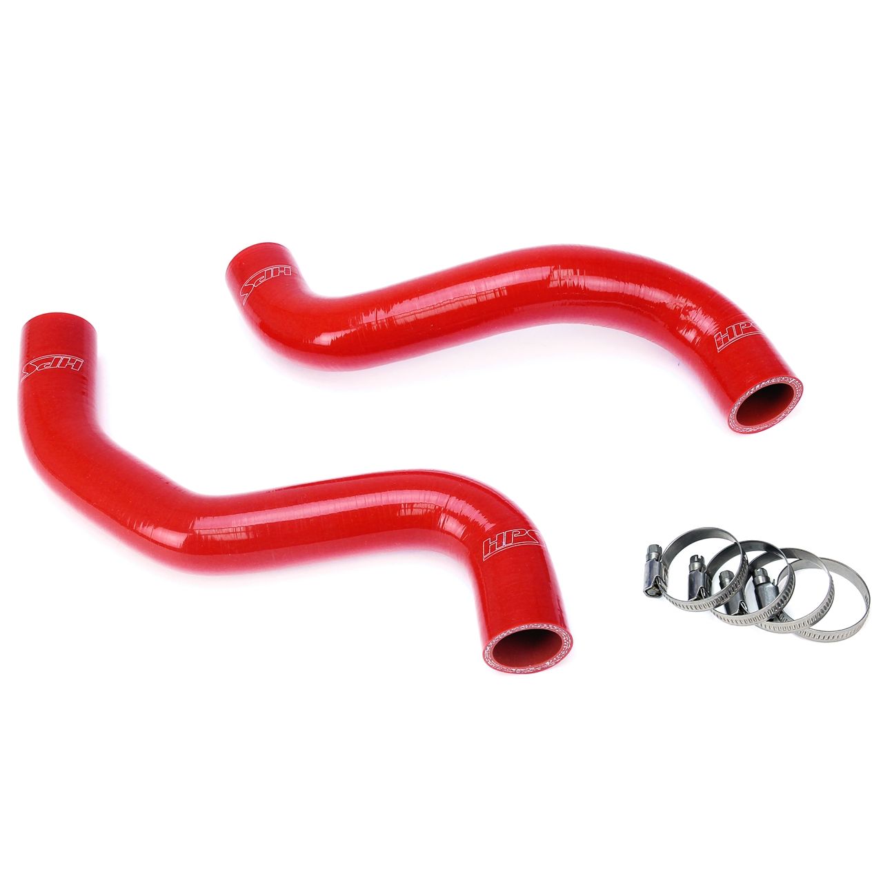 HPS Red Reinforced Silicone Radiator Hose Kit Coolant for Toyota 96-99 4Runner V6 3.4L Auto Trans