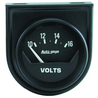 Thumbnail for Autometer AutoGage 2in Voltmeter 10-16V Auto Gauge - Black