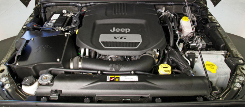 K&N 12-18 Jeep Wrangler 3.6L V6 Performance Intake Kit w/ Snorkel
