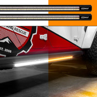 Thumbnail for XK Glow Jeep & Truck Running Board Light w/ Turn Signal 2x60in White + Amber