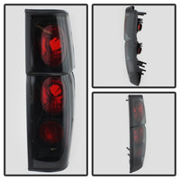 Thumbnail for Spyder Nissan Hardbody 86-97 Euro Style Tail Lights Black Smoke ALT-YD-NH86-BSM