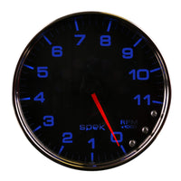 Thumbnail for Autometer Spek-Pro Gauge Tachometer 5in 11K Rpm W/Shift Light & Peak Mem Black/Chrome