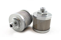 Thumbnail for DeatschWerks Stainless Steel 6AN 100 Micron Universal Fuel Pump Pre-Filter
