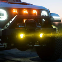 Thumbnail for KC HiLiTES FLEX ERA 3 Dual Mode SAE Fog Lights - 2-Light Master Kit for Jeep Aftermarket Bumpers