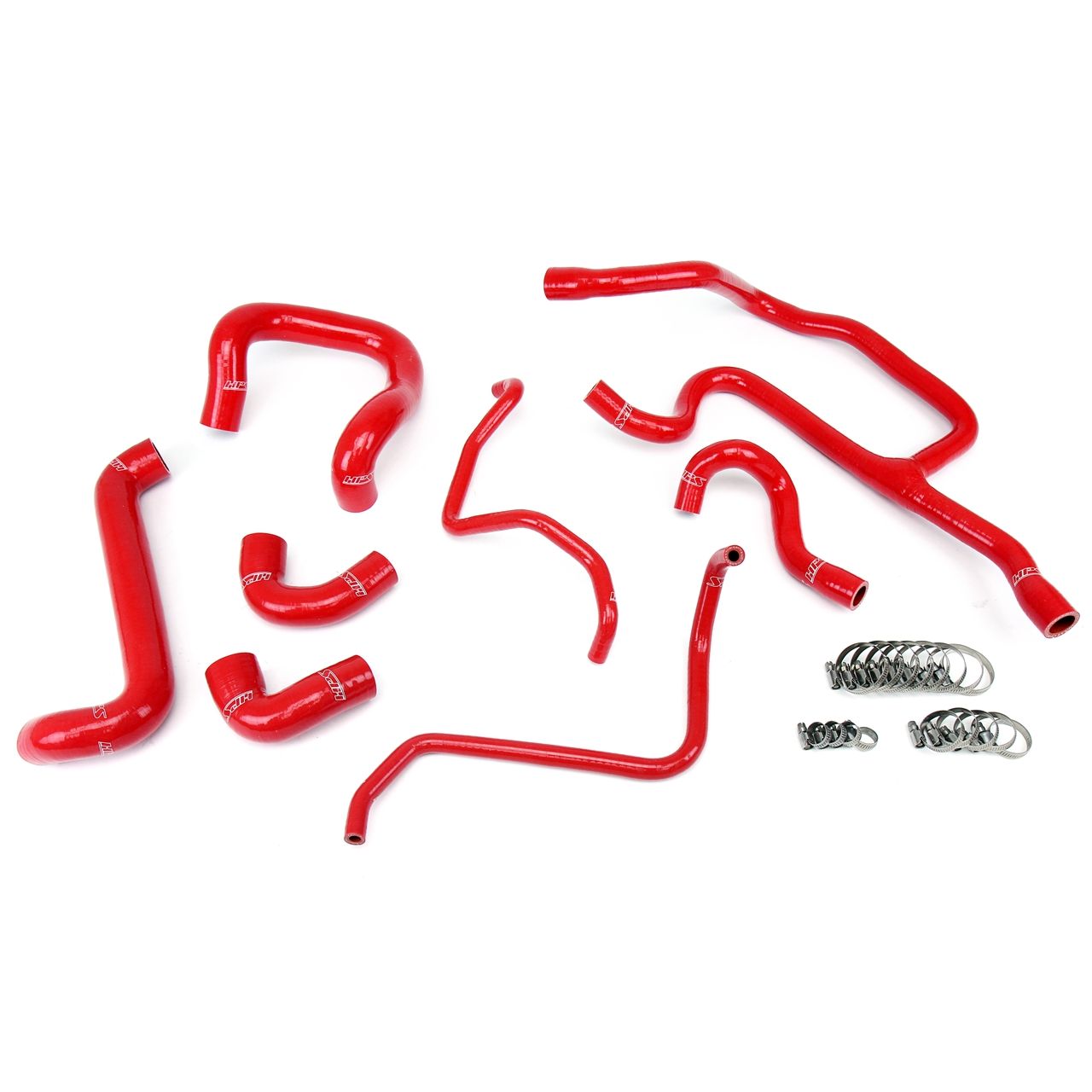 HPS Reinforced Red Silicone Radiator Hose + Heater Hose Kit Coolant for BMW 88-92 E30 325i 325is 325ix 2.5L US Spec
