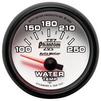 Thumbnail for Autometer Phantom II 52.4mm SSE 100-250 Deg F Water Temperature Gauge