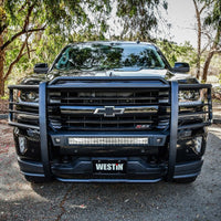 Thumbnail for Westin 16-18 Chevy Silverado 1500 Sportsman X Grille Guard - Textured Black