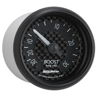 Thumbnail for Autometer GT Series 52mm Mechanical 30 In Hg/30 psi Vacuum/Boost Gauge