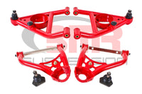 Thumbnail for BMR 67-69 1st Gen F-Body Upper And Lower A-Arm Kit - Red