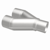 Thumbnail for MagnaFlow Universal Trans Y-Pipe All SS 4inch (Dual) 3.5inch (Single) x 13inch (Overall)