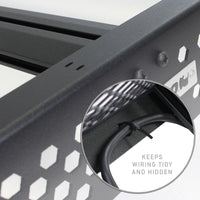 Thumbnail for Go Rhino 21-23 Ford F-150 CC Ceros Low Profile Roof Rack - Tex. Blk