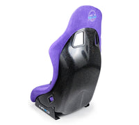 Thumbnail for NRG FRP Bucket Seat PRISMA Edition w/ Pearlized Back Purple Alcantara - Medium