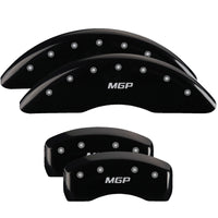 Thumbnail for MGP 4 Caliper Covers Engraved Front & Rear MGP Black finish silver ch
